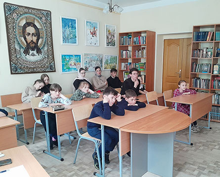 Час православия в Воскресной школе Калачинской епархии Час православия в Воскресной школе Калачинской епархии